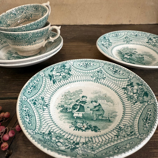 Antique Tea Cup & Saucer Set