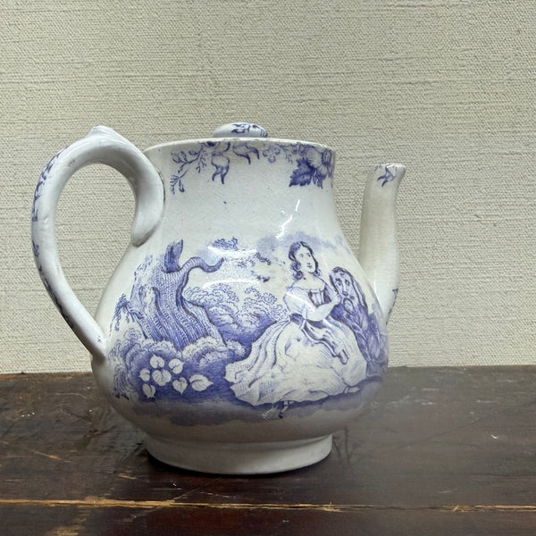 Victorian Transfer Ceramic Pots