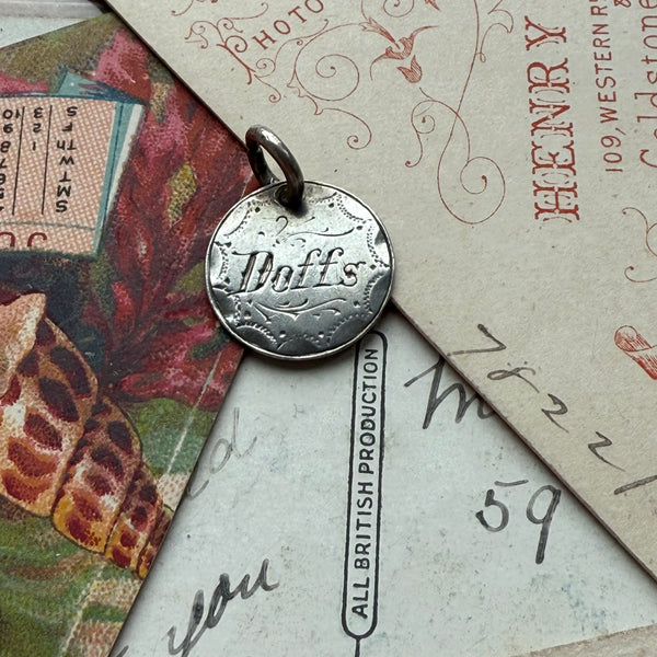 Victorian Doffs Love Token Charm