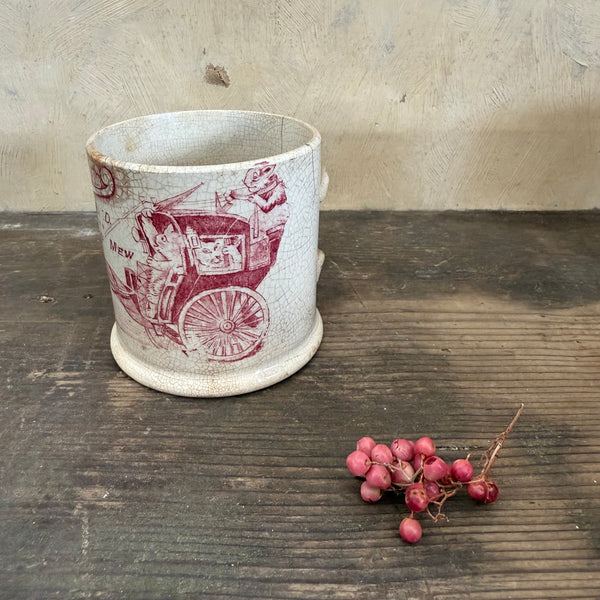 Antique Transfer Stained Cup