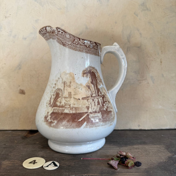 Antique Transferware Jug