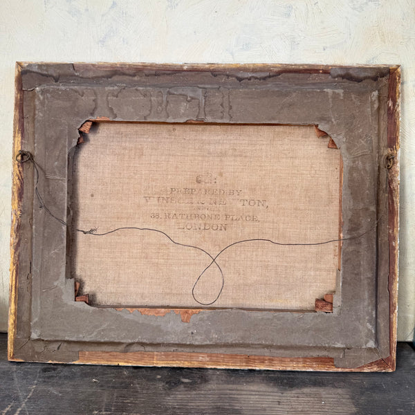 Antique Alps Painting on Canvas