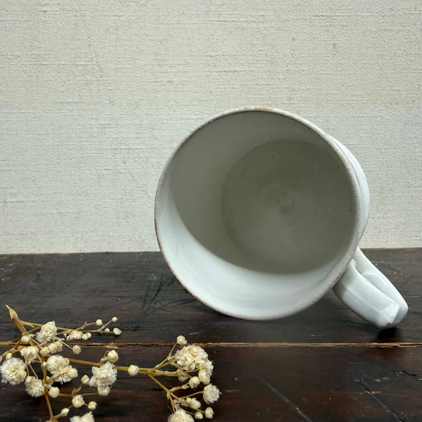 Antique Edwardian Blue Transfer Cup