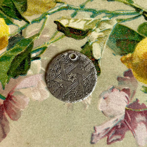Victorian Star of David Love Token Charm