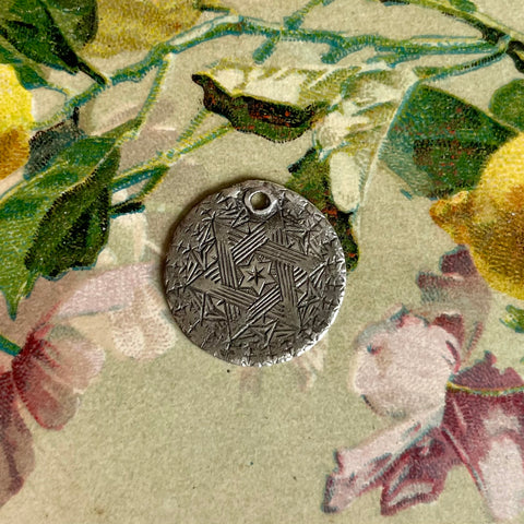 Victorian Star of David Love Token Charm