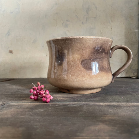 Antique French Beautifully Stained Cup