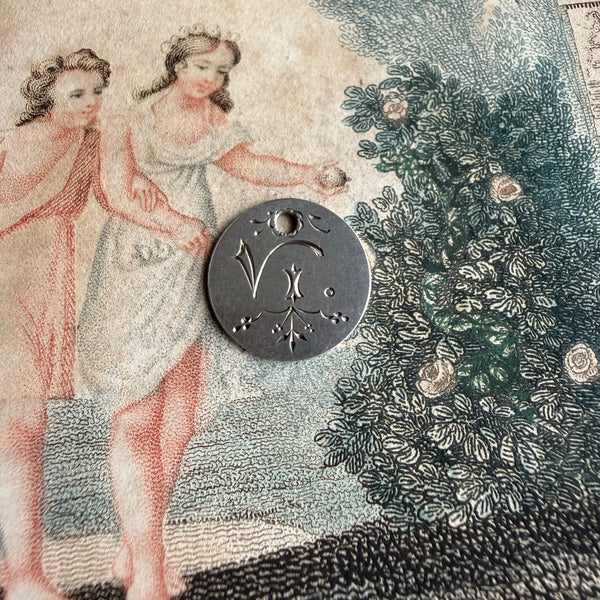 Victorian Vi Love Token Charm