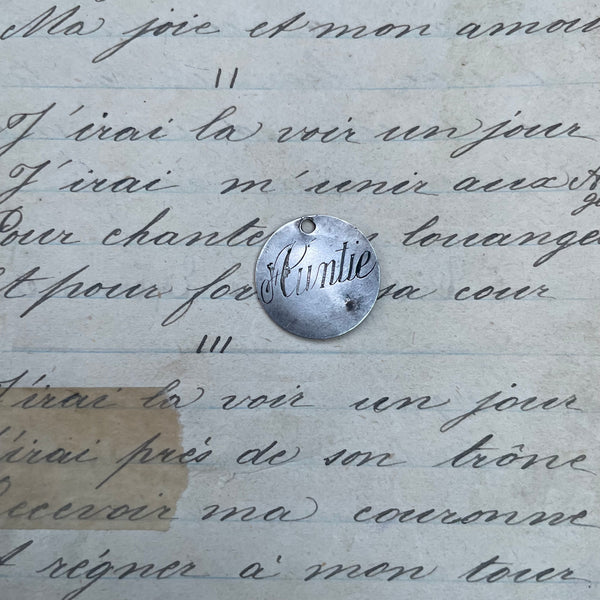 Victorian Auntie Love Token