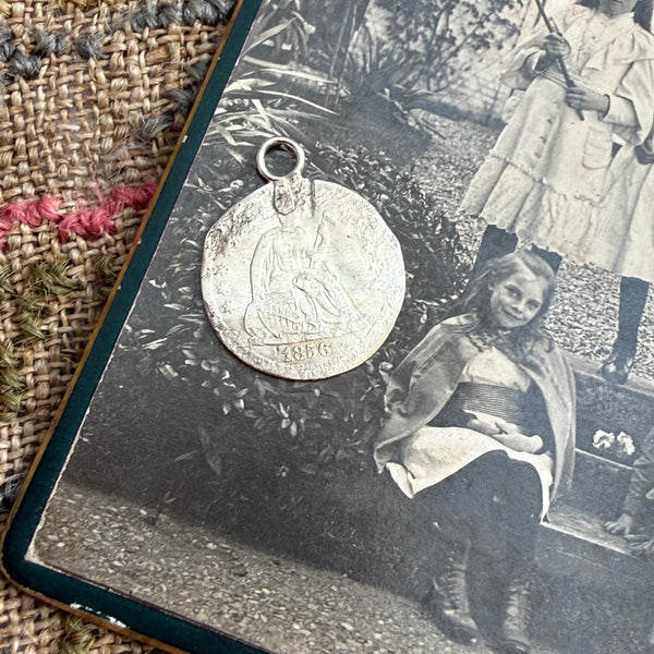Victorian S Love Token Charm