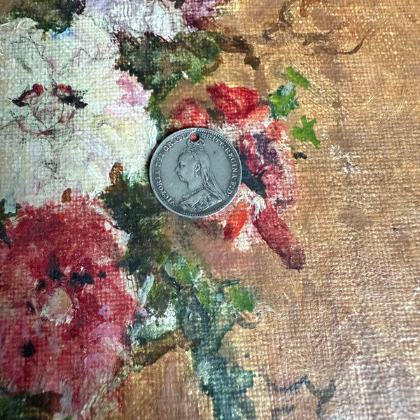 Victorian WJ Love Token Charm