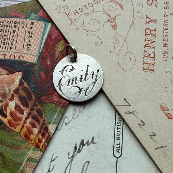 Victorian Emily Love Token Charm
