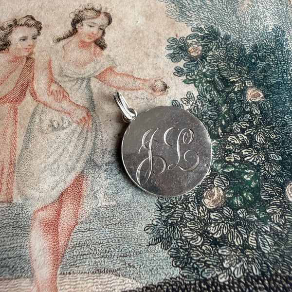 Victorian JL Love Token Charm