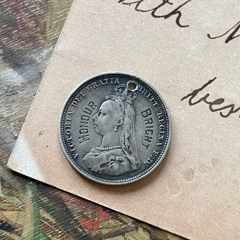 Victorian Honour & Bright Love Token Charm