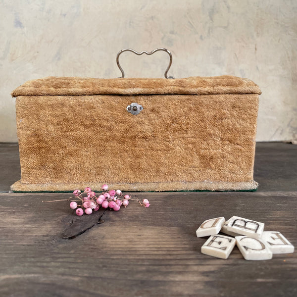 Antique Velvet Box