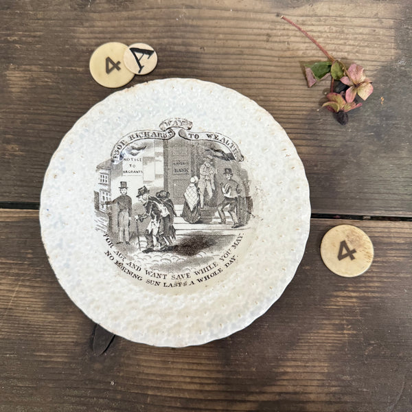 Antique No Morning Sun Lasts A Whole Day Plate