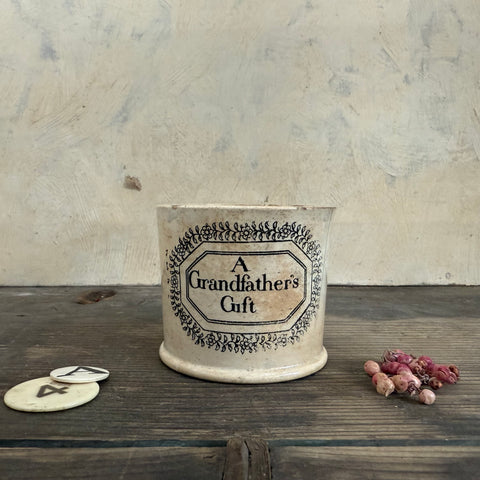 Staffordshire Antique 'A Grandfathers Gift' Mug