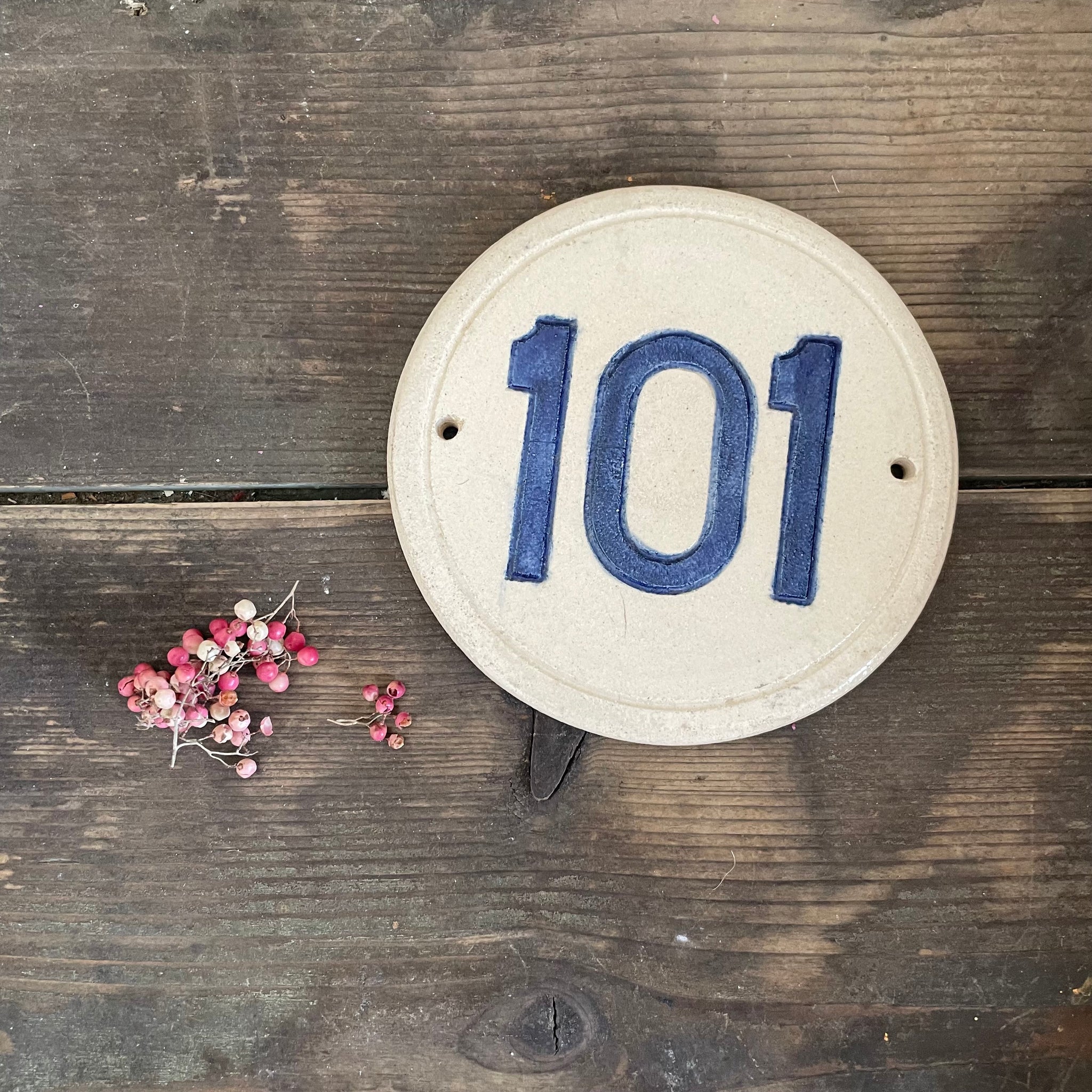 Vintage Number Sign