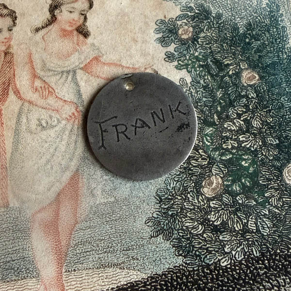 Victorian Frank Love Token Charm