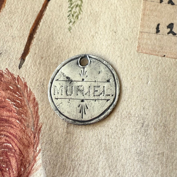 Victorian Boat/Muriel Love Token Charm