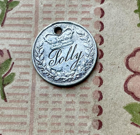 Victorian Polly Love Token Charm