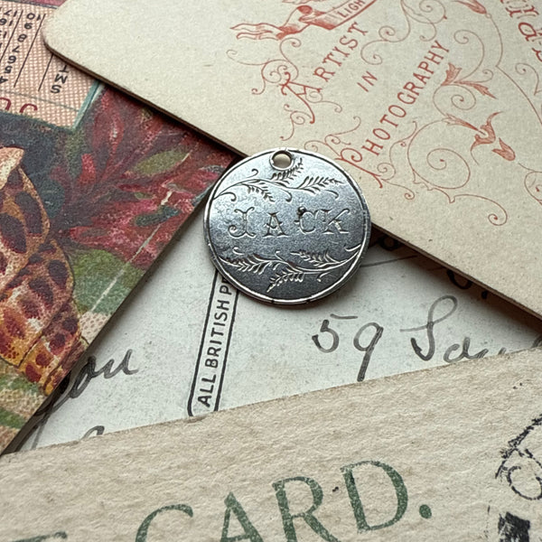 Victorian Jack Love Token Charm