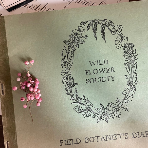 Vintage Wild Flower Society Book