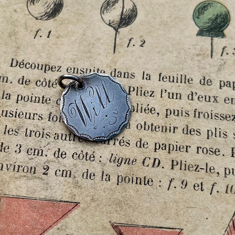 Victorian Will Love Token Charm