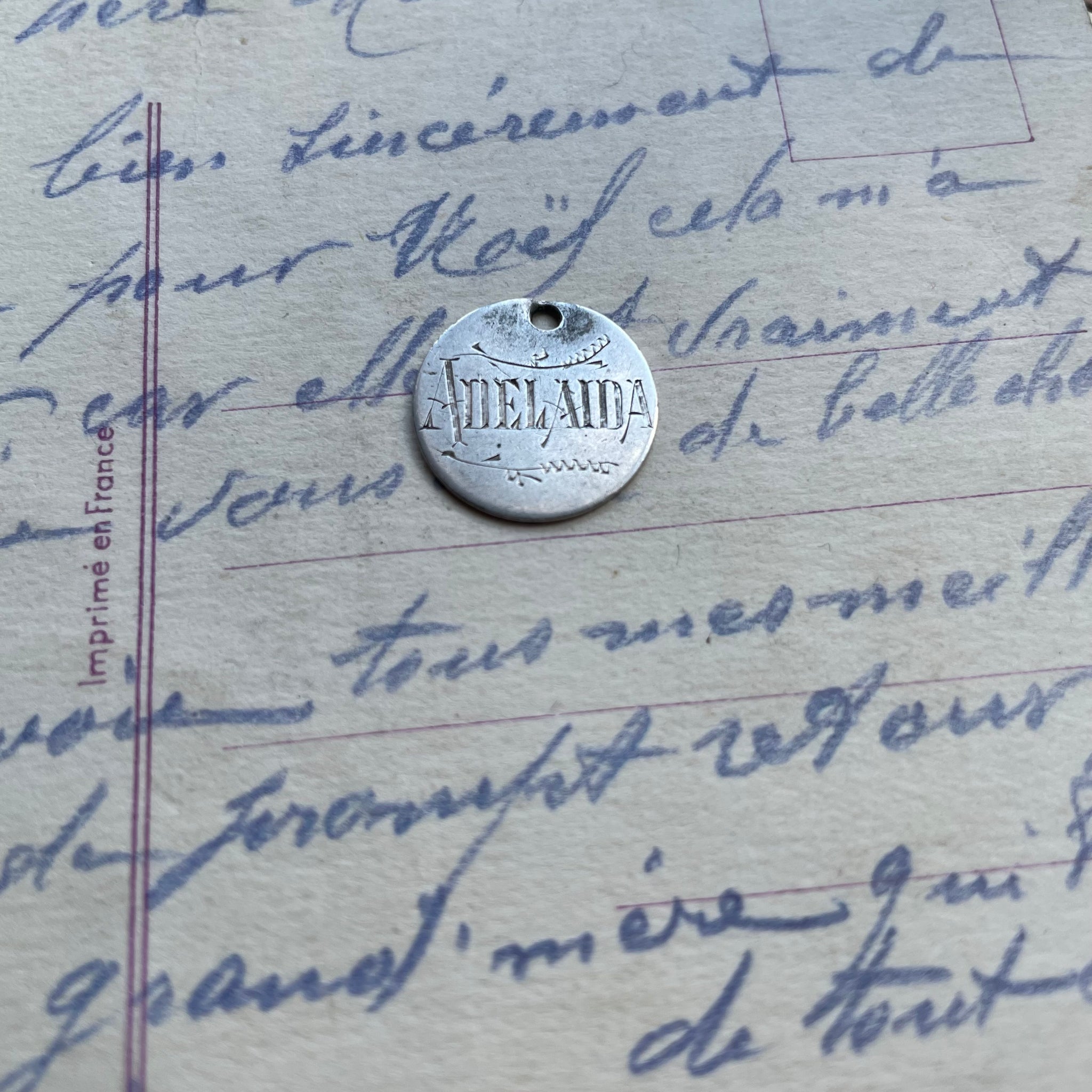 Victorian Adelaida Love Token Charm