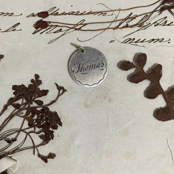 Victorian Thomas Love Token Charm
