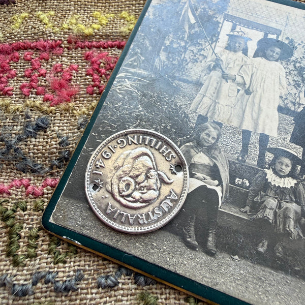 Victorian To My Dear Wife Love Token Charm