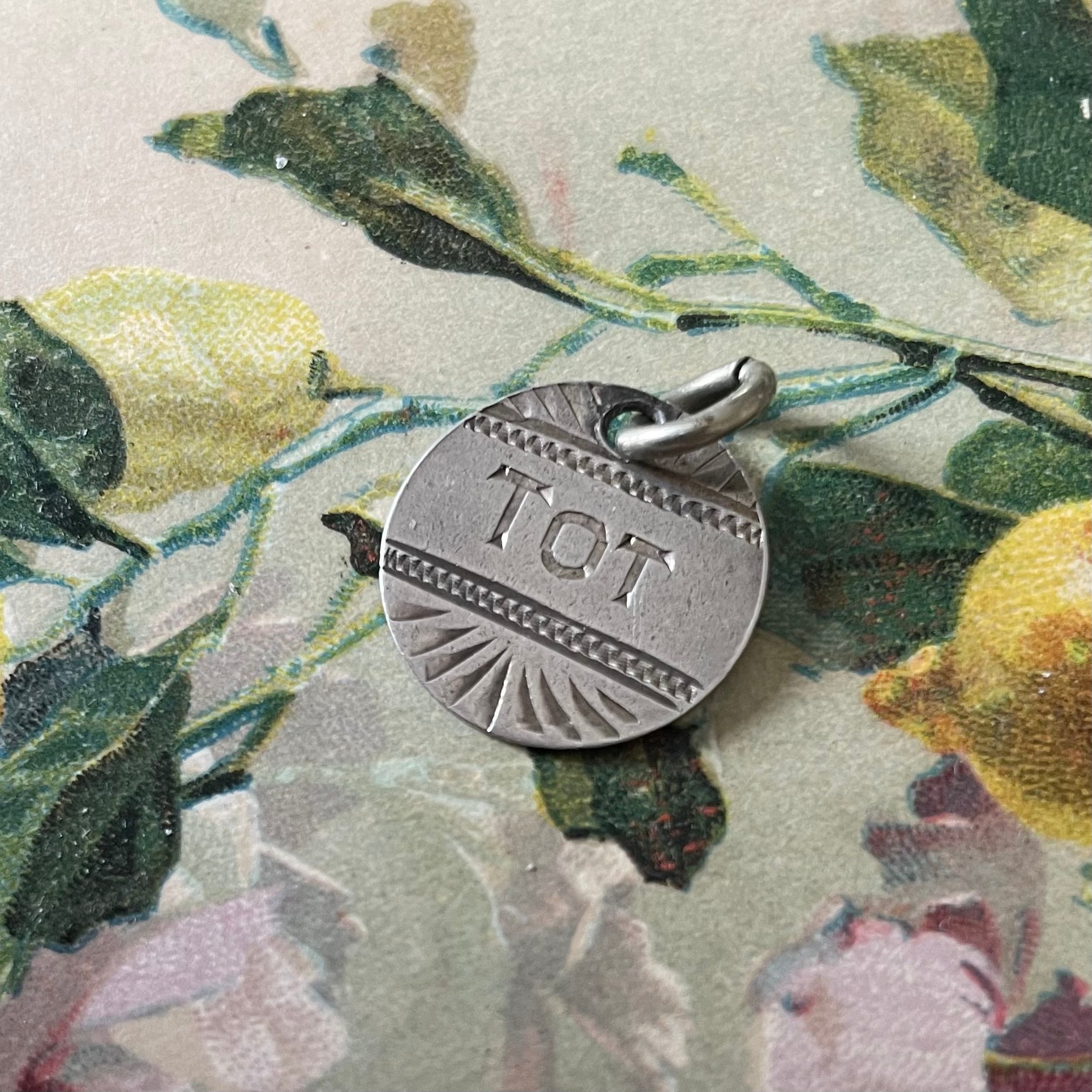 Victorian Tot Love Token Charm
