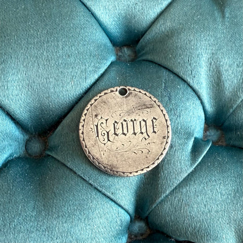 Victorian George Love Token Charm