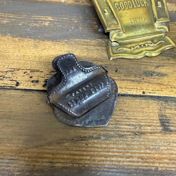 Antique Brass Paper Clips