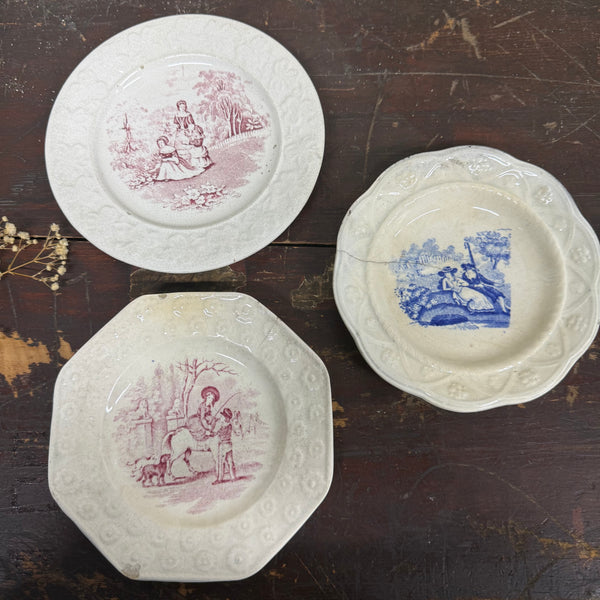 Antique Victorian Transfer Plate