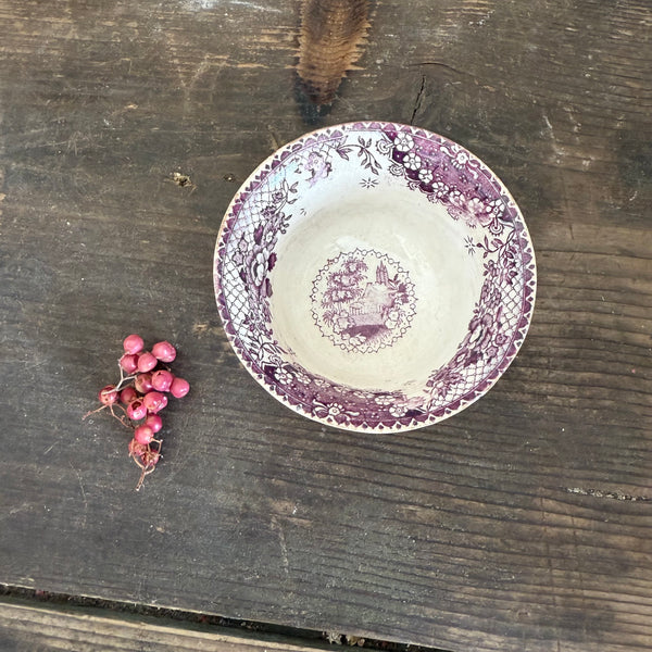 Antique Purple Transfer Bowl