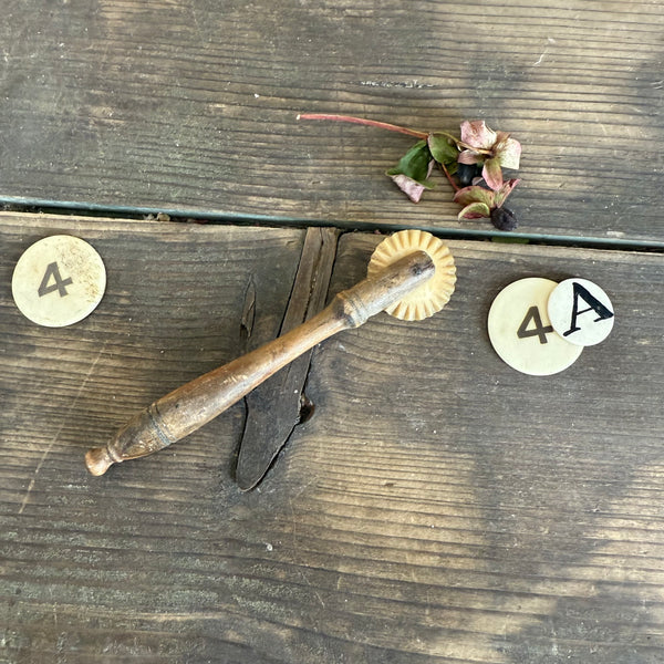 Antique Bone Pastry Cutter