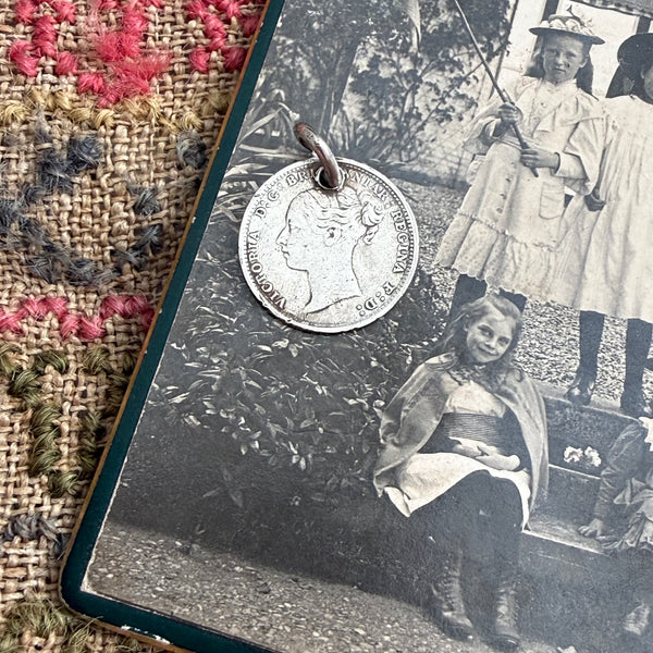 Victorian Trilby Love Token Charm