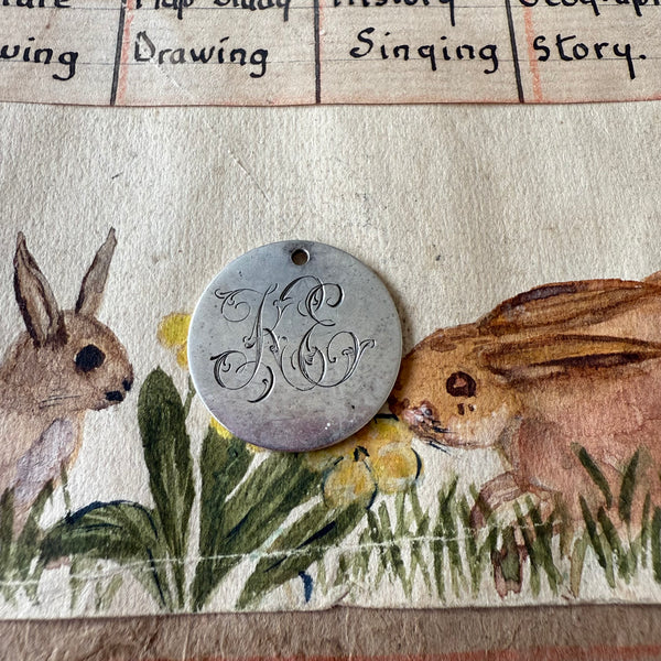 Victorian KE Love Token Charm