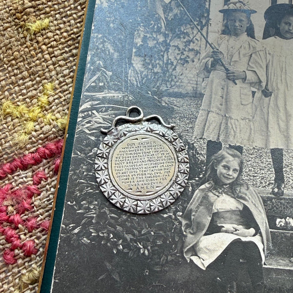 Victorian Lords Prayer Love Token Charm