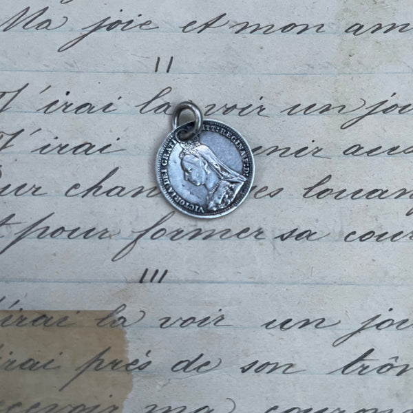 Victorian Pictorial Tennis Love Token