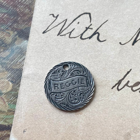Victorian Reggie Love Token Charm