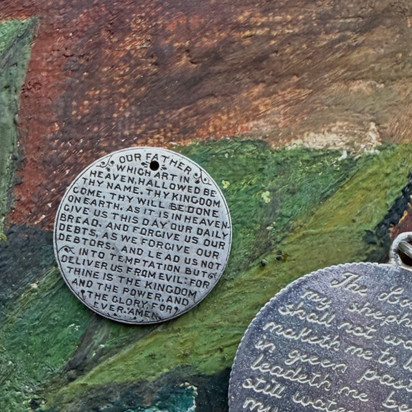 Victorian Lords Prayer Love Token Charm