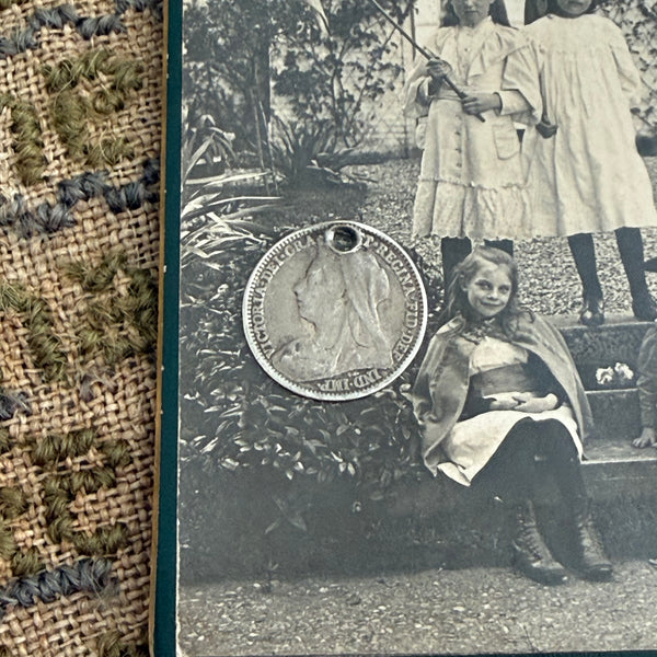 Victorian DOG Love Token Charm