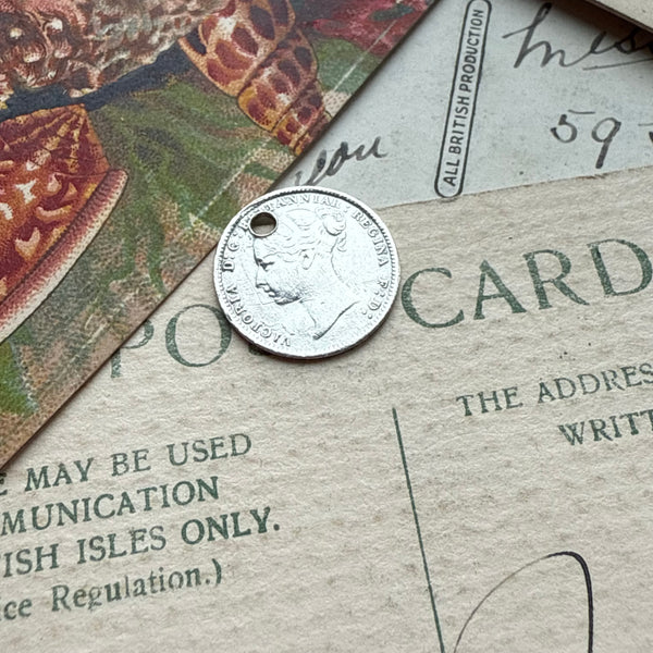 Victorian MF Love Token Charm