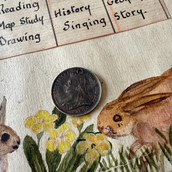 Victorian Toby Love Token Charm