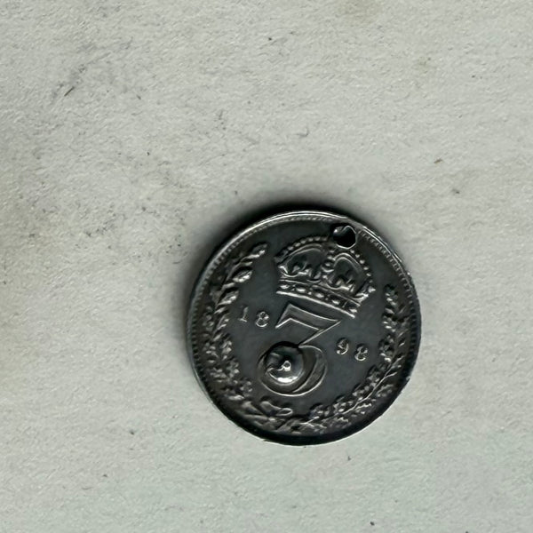 Victorian Moon Stone Gem Love Token Charm