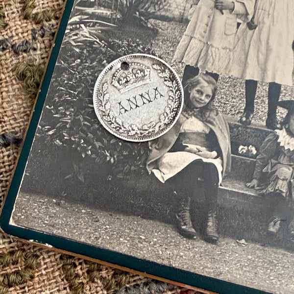 Victorian Anna Love Token Charm