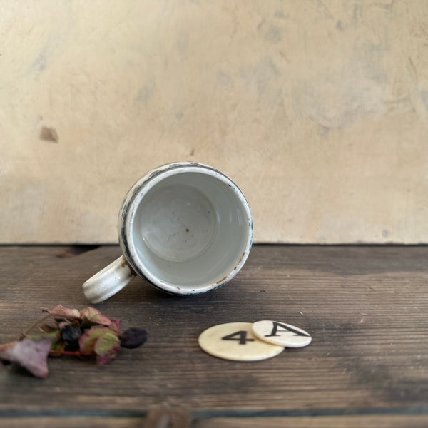 Victorian Blue & White Cup