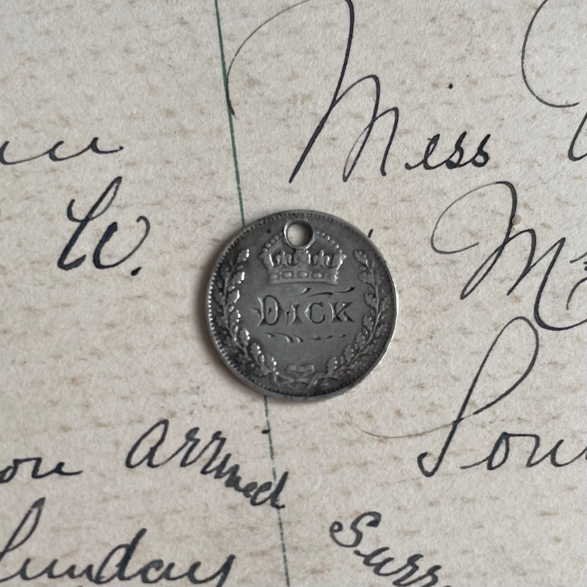 Victorian Dick Love Token Charm
