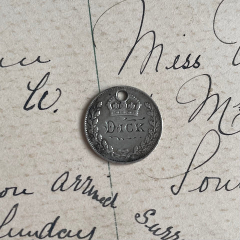 Victorian Dick Love Token Charm